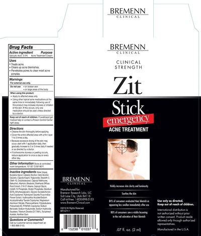 Clinical Zit Stick Box.jpg Box label - Clinical Zit Stick Box